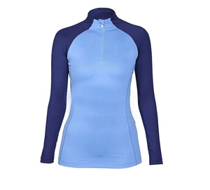Camisas de manga larga para mujer, Tops ecuestres de capa Base para montar a caballo, ropa ecuestre - Product Image 1