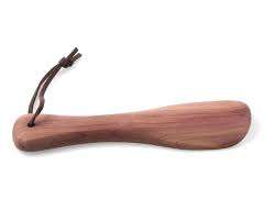 Natural Wooden <b>Shoe</b> Horn Shiny <b>Polished</b> Long Handle Wood Shoehorn for <b>Shoe</b> Helper Men Women Custom Design By HAND MADE CRAAFT - Product Image 5