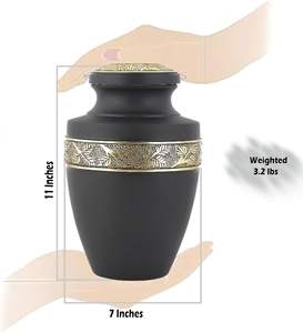 Premium Quality Handcrafted Decorative Metal Urn for <b>Memorial</b> and <b>Keepsake</b> Durable and Elegant Design with Unique Craftsmanship - Product Image 6