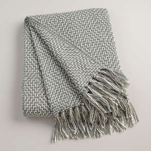 Mantas personalizadas diseño Jacquard al por mayor 100% algodón Manta con borlas - Product Image 1