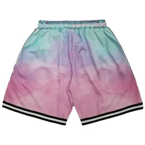 Short de basket-ball XS unisexe de haute qualité Vêtements de sport actifs Conception par sublimation imprimée Vente directe d'usine! Taille plus disponible - Product Image 6