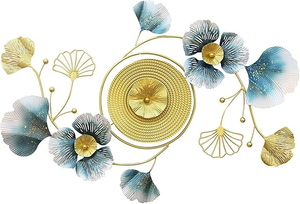 Art mural de fleurs en métal de qualité supérieure pour salon et chambre à coucher évaluateurs décoratifs pour la maison disponible en vrac quantité - Product Image 6