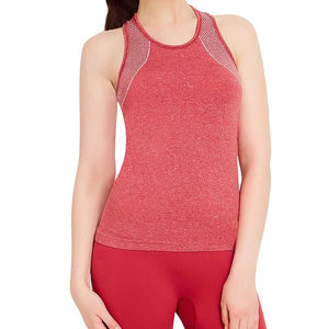 Ropa activa, camisetas sin mangas de Color único de alta calidad para mujer, camisetas sin mangas de talla grande de tela de algodón cómodas y de secado rápido para mujer - Product Image 1
