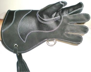 Vente en gros de proies d'oiseaux personnalisées fauconnerie de sécurité fauconnerie en cuir personnalisé gants en cuir à deux couches - Product Image 2
