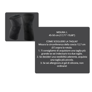 Genouillère de compression orthopédique XL antidérapante avec bandage de soutien, lot de 2 - Product Image 4