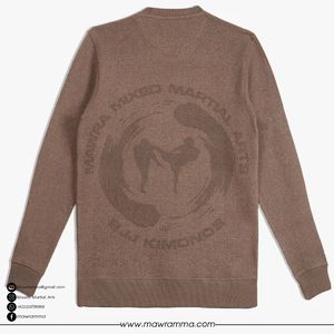 Sweat-shirt pour homme en laine 100% Mawra avec logo personnalisé OEM, broderie, vente en gros, haute qualité, streetwear d'hiver, prix d'usine, extérieur - Product Image 2