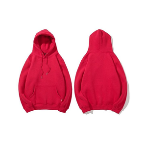 Sudaderas con capucha para hombre de talla grande de alta calidad 450 GSM, logotipo personalizado, impresión bordada, estilo suelto en blanco, sublimación informal antiretráctil - Product Image 4