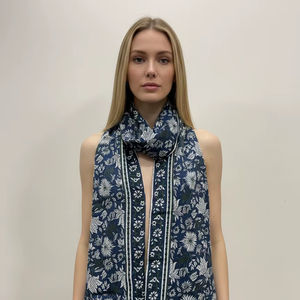 Dupatta longue pour filles, à porter au quotidien, pour l'hiver et l'été, étole vintage faite à la main pour femmes, nouveau design, étole en coton imprimé - Product Image 1