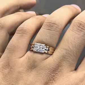 แหวนเพชรสุดหรูสีทอง14K & 18K เหมาะสำหรับงานแต่งงานครบรอบหรืองานหมั้น - Product Image 5