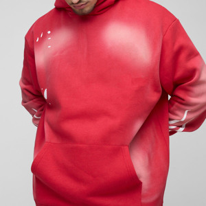 Wholesale Polyester/Cotton Flared <b>Pant</b> Pullover Hoodie Two-Piece Men's Set Winter Breathable Jogging Training Wear Tracksuits - Product Image 5