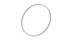 Collar DE TENIS Premium para mujer Oro de 14 quilates y diamante natural 9.30Ctw Diseño Premium - Product Image 6