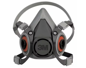 3M 6200 <b>TPE</b> Reusable Respirator Half-Face Mask Comfortable Fit Customized Layers Offers Reliable Protection Particulates Gases - Product Image 2