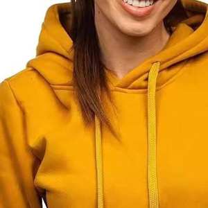 Meilleurs sweats à capuche courts d'hiver 2026 pour femmes, 100% coton, en toile, coupe oversize, écologiques - Product Image 6