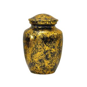 Aluminium Cremation <b>Pet</b> <b>Urns</b> With Paw Print And Strip Pewter And Blue Color Finished Metal Funeral <b>Urns</b> For Human Ashes - Product Image 5