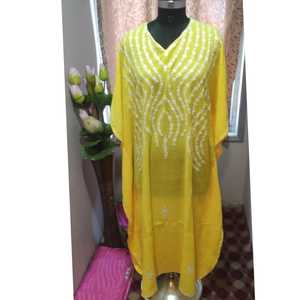 Kimono de Cachemira con bordado de flores bordado tradicional de talla libre para mujer, cárdigan largo informal, vestido de Cachemira - Product Image 2