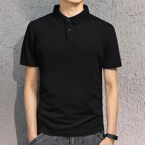 OEM personnalisé hommes POLO chemise à manches courtes T-shirt été décontracté unisexe revers haut couleur unie polos - Product Image 6