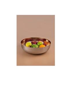 Tazón de frutas de cobre de diseñador elegante y tablero martillado mejor tazón de frutas de cobre de diseño para precio al por mayor - Product Image 3