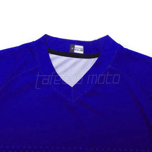 Camisa de Motocross de poliéster OEM para ropa de carreras Camiseta de manga larga de entrenamiento unisex Logotipo personalizado disponible - Product Image 3