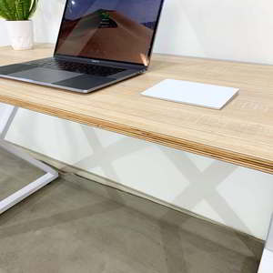 Plywood <b>Computer</b> <b>Desk</b> 140x80cm Durable PLY System Easy Assembly HBPL006 - Product Image 6