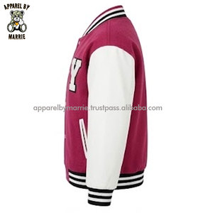 Chaquetas Varsity Bordadas Más Vendidas con Bolsillos Laterales, Chaquetas Varsity con Bordado de Patchwork Detallado para un Estilo Moderno - Product Image 3