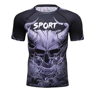 Camiseta personalizable de compresión de manga larga para hombre - Product Image 1