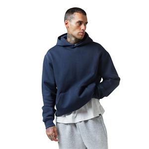 Sweat-shirts pour hommes surdimensionnés de luxe 100% coton 500 g/m², poids lourd, logo personnalisé, pull-over lourd, streetwear pour l'hiver - Product Image 1