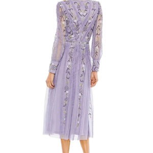 Elegant Luxury A-Line Floor-Length Maternity Wedding Dress Women Long Sleeve Beaded Sequins Lace Plus Size <b>Tulle</b> Eco-Friendly - Product Image 3