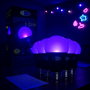 Lampe UV LED 10W à ultraviolets avec base noire – Catégorie de produit : Lumière noire standard - Product Image 3