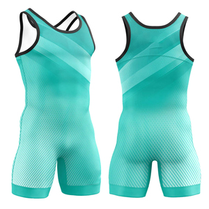 Professional Custom Sublimation Wrestling <b>Singlet</b> <b>Men</b> Compression Wrestling Uniform Breathable Quick Dry Training Competition - Product Image 5