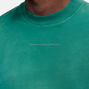 T-shirt à manches courtes 100 % coton pour homme avec logo personnalisé et impression sur mesure, respirant et écologique, vêtements décontractés, commandes en gros OEM - Product Image 6
