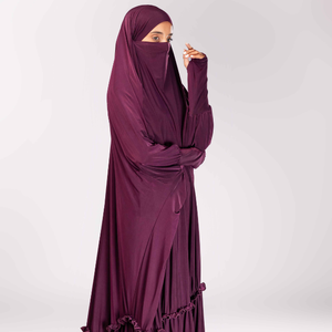 เดรสยาวสำหรับผู้หญิงมุสลิมชุดอิสลามแบบสุภาพชุดเดียวสำหรับจิลบับผู้ผลิตขายส่งทั่วโลก - Product Image 1