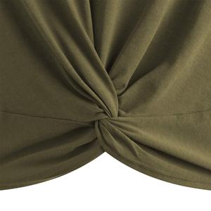 Plus Size Women Graphic T Shirt 100 <b>Cotton</b> Cropped Top Oversized Puff Print Breathable Tee - Product Image 3