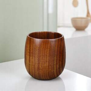 Ensemble de 2 tasses à café personnalisées en bois d'acacia faites à la main Tasse en bois naturel pour les amateurs de thé Boissons durables - Product Image 6