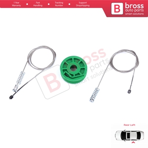 ชุดซ่อมมอเตอร์กระจกไฟฟ้า BWR5209 สำหรับประตูหลังซ้าย รุ่น A4 S4 RS4 B5 8D 8D2 8D5 ปี 1994-2002 แบบ 4/5 ประตู 8D0839461 - Product Image 2