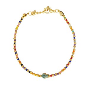 Bracelet en perles de style œil maléfique - Product Image 1