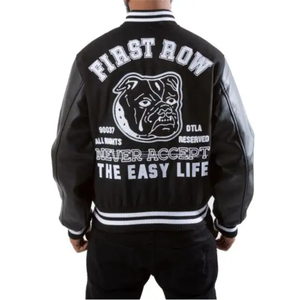 <b>Men's</b> Varsity <b>Jacket</b> <b>Summer</b> Streetwear Slim Fit Unisex 100% Wool Animal Print Quick Dry Breathable - Product Image 4