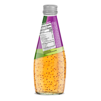 Gratis Monster Basilicumzaaddrank Met Passievruchtensmaak 290Ml Warm Product Hot Selling Private Label Oem Brc Halal Certificaat