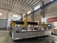 Machine de découpe de pierre et de porcelaine à jet de scie CNC 5 axes