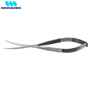 Precision Curved Micro Spring Scissors Stainless Steel for Embroidery <b>Sewing</b> and Beauty Care By INNOVAMED - Product Image 3