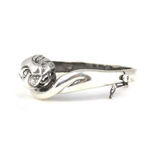 925 Sterling <b>Silver</b> Panther Model <b>Cuff</b> <b>Bracelet</b> Fashion Accessory - Product Image 3