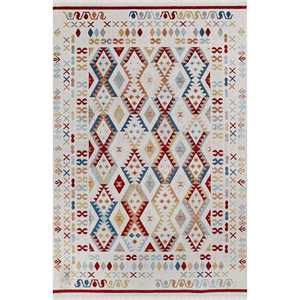 Juego de alfombras Colorium CO001 Alfombra de pelusa multicolor 80x150 cm Sin polvo y elegante - Product Image 1