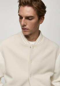 แจ็กเก็ตเบสบอลขนแกะสำหรับผู้ชายแจ็คเก็ตทีมโรงเรียนมีตัวอักษรกระเป๋าแบบกระดุมติดโลโก้ออกแบบได้ตามต้องการ - Product Image 3