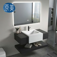 Nouveau design de bonne qualité sans couture double évier noir mat blanc finition haut de gamme salle de bains lavabo