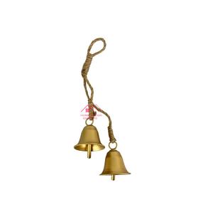 Home Hotel Indoor and Outdoor Decor Use Set of 2 Home Decorative Metal Bells - Product Image 1
