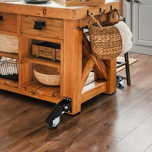 Juego de cuatro piezas de suministro directo del fabricante Ruedas industriales <span class=keywords><strong>vintage</strong></span> Ruedas de ruedas retráctiles de banco de trabajo - Product Image 6