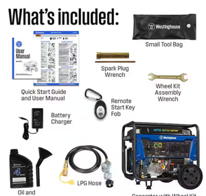 Générateur portable TriFuel à démarrage à distance de 14 500 watts/11 500 watts à vendre - Product Image 2