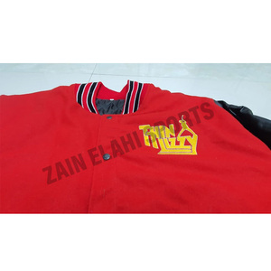 2025 nouvelle veste universitaire Letterman élégante avec manches en cuir véritable superbe qualité brodée vestes de Baseball coupe-vent - Product Image 2