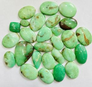 Cabujón de crisoprasa Natural de grado AAA, lotes sueltos, formas mixtas, fabricación de joyas personalizadas, cristal curativo, certificado por terceros - Product Image 1