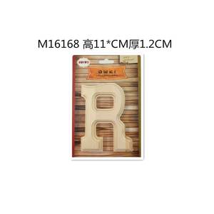 Letreros de pared de madera de 11cm en letras de color de madera 12u/c Categoría de producto - Product Image 1