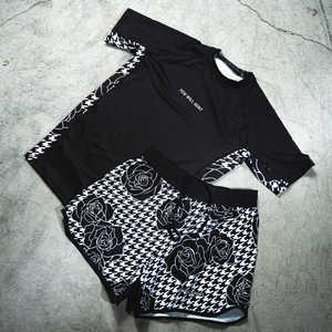 Nouveau rashguard imprimé pour hommes BJJ, 100% coton, respirant, léger, séchage rapide, vêtements de compression, salle de sport, entraînement, vente en gros - Product Image 4